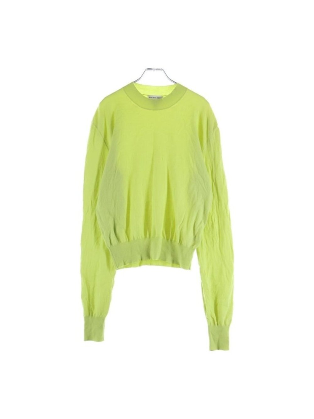 Bottega Veneta Mock Neck Cashmere Long Sleeve Knit Sweater Light Green